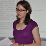 Eva Wolf, Case-Managerin Adipositaschirurgie, während des Seminars im freiraum